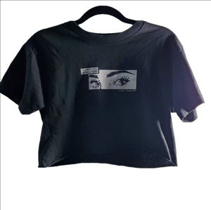 J. Gault Cutoff Style Black Crop Top